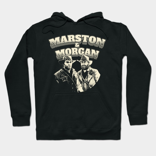 Marston and Morgan Hoodie by robotrobotROBOT